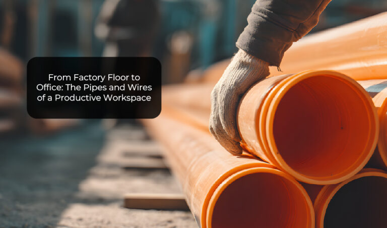 From Factory Floor to Office: The Pipes and Wires of a Productive Workspace