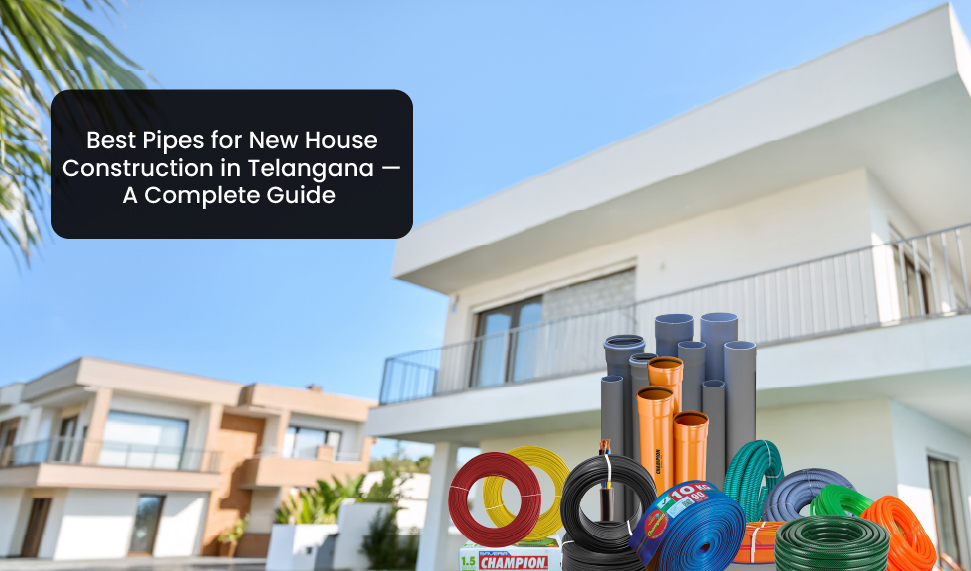 Best Pipes for New House Construction in Telangana — A Complete Guide